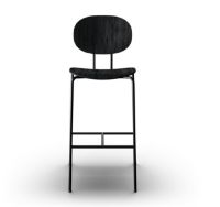 Bild von Sibast Furniture Piet Hein Barstuhl SH: 75 cm – Schwarze Eiche