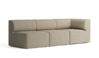 Bild von Audo Copenhagen Eave Corner Modular Sofa 86 3 Pers. Nach rechts gerichtete L: 236 cm – Bouclé 02