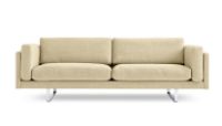 Bild von Erik Jørgensen EJ 280 2 Pers. Sofa 100 L: 240 cm – Foss 412/Gebürstetes Chrom