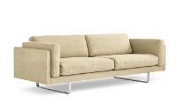 Bild von Erik Jørgensen EJ 280 2 Pers. Sofa 100 L: 240 cm – Foss 412/Gebürstetes Chrom