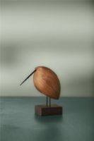 Bild von Warmer nordischer Schnabelvogel Lazy Snipe 14x15,5 cm - Olieret Teak