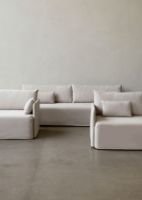 Bild von Audo Copenhagen Offset 3 Pers. Sofa mit losem Bezug L: 228 cm – Cotlin Oat