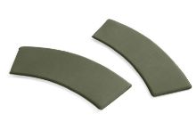 Bild von HAY Palissade Park Esszimmerbankkissen / Out-Out / 2er-Set L: 127 cm - Olive