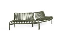 Bild von HAY Palissade Park Esszimmerbankkissen / Out-Out / 2er-Set L: 127 cm - Olive