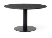 Bild von &Tradition In Between SK20 Esstisch Ø: 150 cm – Nero Marquina Marmor Marmor/Mattschwarz