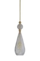 Bild von Ebb & Flow Smykke Pendelleuchte M Ø: 12,5 cm - Crystal Check/Gold