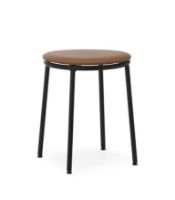 Bild von Normann Copenhagen Circa Hocker gepolstert H: 45 cm – Ultra Leder 41574