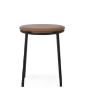 Bild von Normann Copenhagen Circa Hocker gepolstert H: 45 cm – Ultra Leder 41574