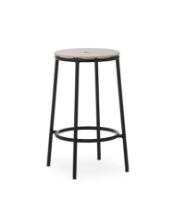 Bild von Normann Copenhagen Circa Barhocker H: 65 cm – Eiche