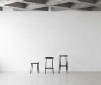 Bild von Normann Copenhagen Circa Barhocker H: 75 cm – Eiche