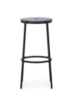 Bild von Normann Copenhagen Circa Barhocker H: 75 cm – Schwarze Eiche