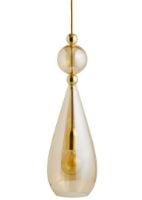 Bild von Ebb & Flow Jewelry Pendelleuchte L Ø: 18 cm - Golden Smoke/Gold