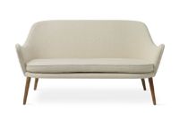 Bild von Warm Nordic Dwell 2-Sitzer-Sofa L: 141 cm – Creme