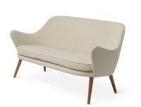 Bild von Warm Nordic Dwell 2-Sitzer-Sofa L: 141 cm – Creme