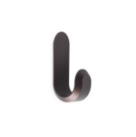 Bild von Normann Copenhagen Curve Mini Haken 2 Stk. H: 5,8 cm - Mattbraun