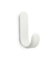 Bild von Normann Copenhagen Curve Haken H: 17,7 cm – Weiß