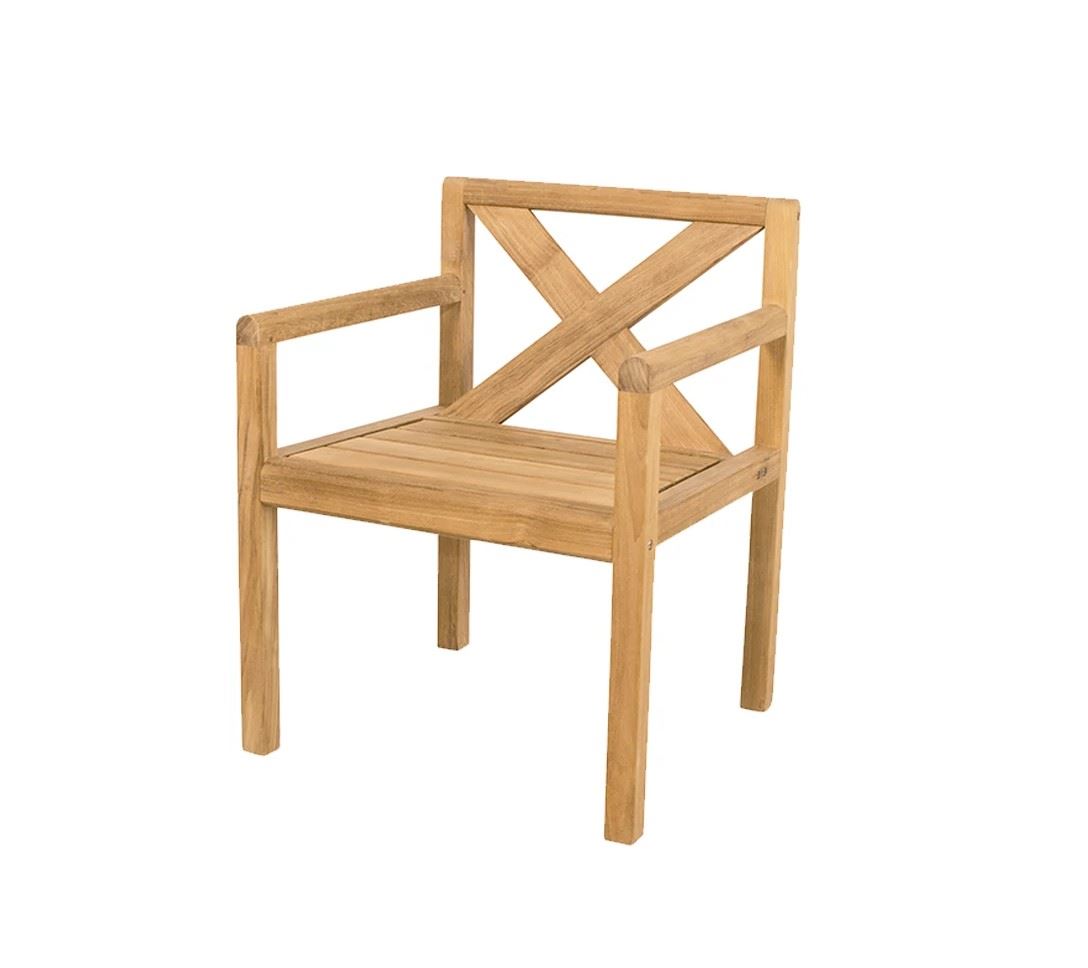 Bild von Cane-line Outdoor Grace Stühl SH: 45 cm - Teak