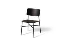 Bild von HANDVÄRK FURNITURE Paragon Chair Esstischstuhl SH: 45,8 cm – Schwarz/Schwarze Eiche