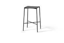 Bild von CRAFTSMANSHIP FURNITURE Paragon Barhocker SH: 45,8 cm – Schwarz/Schwarze Eiche