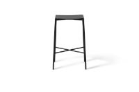 Bild von CRAFTSMANSHIP FURNITURE Paragon Barhocker SH: 45,8 cm – Schwarz/Schwarze Eiche