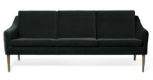 Bild von Warm Nordic Mr. Olsen 3-Sitzer-Sofa L: 200 cm – Räuchereiche/Dunkles Petrol