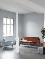 Bild von Warm Nordic Mr. Olsen 3-Sitzer-Sofa L: 200 cm – Räuchereiche/Javabraun
