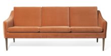 Bild von Warm Nordic Mr. Olsen 3-Sitzer-Sofa L: 200 cm – Räuchereiche/Rusty Rose