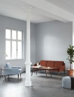 Bild von Warm Nordic Mr. Olsen 3-Sitzer-Sofa L: 200 cm – Räuchereiche/Rusty Rose