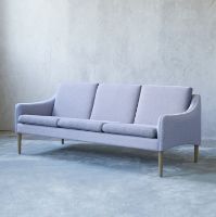 Bild von Warm Nordic Mr. Olsen 3-Sitzer-Sofa L: 200 cm – Räuchereiche/Zartes Violett