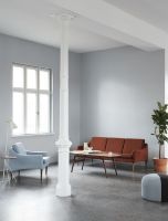 Bild von Warm Nordic Mr. Olsen 3-Sitzer-Sofa L: 200 cm – Räuchereiche/frischer Pfirsich