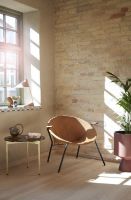 Bild von Warm Nordic Balloon Chair SH: 37 cm – Hazel Brown