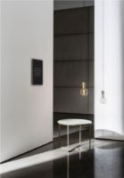 Bild von SOVET Piktor Couchtisch Ø: 55 cm – Mokka/Keramik, poliertes Calacatta