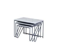 Bild von Please Wait to be Seated Triptychon-Satztische B: 57 cm – Grå/Blå