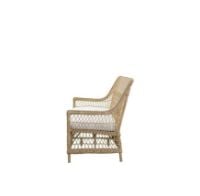 Bild von Sika-Design Georgia Garden Charlot 3 Pers. Sofa B: 173 cm – ALI Natur/CY101 Weiß