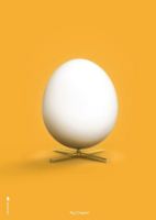 Bild von Brainchild Poster The Egg Yellow 50x70 cm - Gelb OUTLET