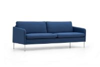 Bild von Mogens Hansen Sling Update 3 Pers. Sofa L: 205 cm – Fiord 791/Sling gebürsteter Stahl