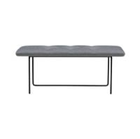 Bild von Wendelbo Tip Toe Bench Medium L: 110 cm – Schwarz pulverbeschichteter Stahl/Remix 3 Col. 143