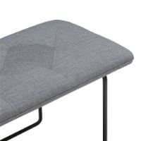 Bild von Wendelbo Tip Toe Bench Medium L: 110 cm – Schwarz pulverbeschichteter Stahl/Remix 3 Col. 143