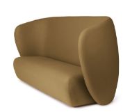 Bild von Warm Nordic Haven 3-Sitzer-Sofa L: 220 cm – Olivgrün