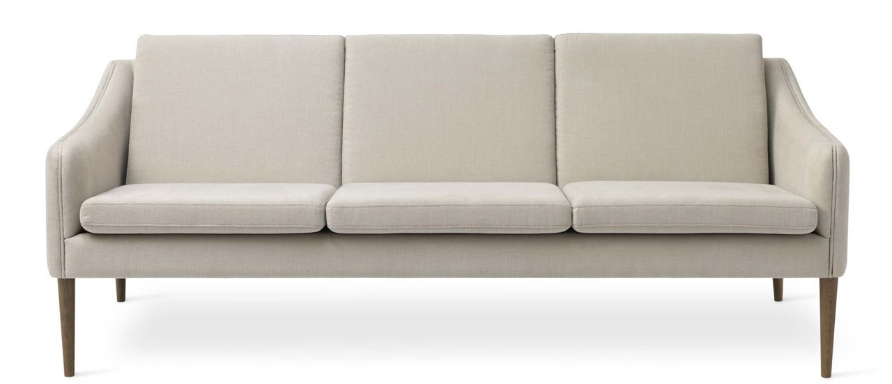 Bild von Warm Nordic Mr. Olsen 3-Sitzer-Sofa L: 200 cm – Räuchereiche/Leinen