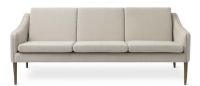 Bild von Warm Nordic Mr. Olsen 3-Sitzer-Sofa L: 200 cm – Räuchereiche/Leinen