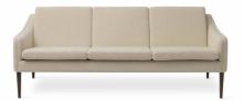 Bild von Warm Nordic Mr. Olsen 3-Sitzer-Sofa L: 200 cm – Räuchereiche/Creme