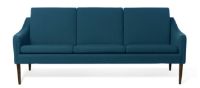 Bild von Warm Nordic Mr. Olsen 3-Sitzer-Sofa L: 200 cm – Walnuss/Dunkles Türkis