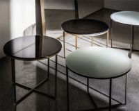 Bild von SOVET Piktor Couchtisch Ø: 80 cm – Mokka/Keramik Schatten von Caravaggio