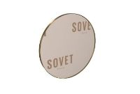 Bild von SOVET Visual Round Spejl Ø: 150 cm – Spiegel aus brüniertem Messing/Bronze