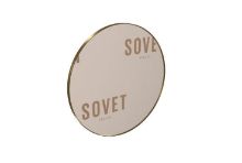 Bild von SOVET Visual Round Spejl Ø: 150 cm – Spiegel aus brüniertem Messing/Bronze