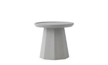 Bild von Normann Copenhagen Kieferntisch Klein H: 40,6 x Ø: 45 cm - Hellgrau