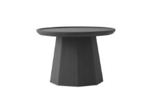 Bild von Normann Copenhagen Pine Table Large H: 44,6 x Ø: 65 cm – Dunkelgrau