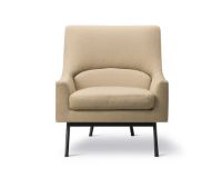 Bild von Fredericia Furniture 6540 A-Chair von Jens Risom SH: 42 cm - Vidar 333/Schwarz lackierte Eiche