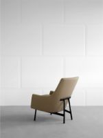 Bild von Fredericia Furniture 6540 A-Chair von Jens Risom SH: 42 cm - Vidar 333/Schwarz lackierte Eiche